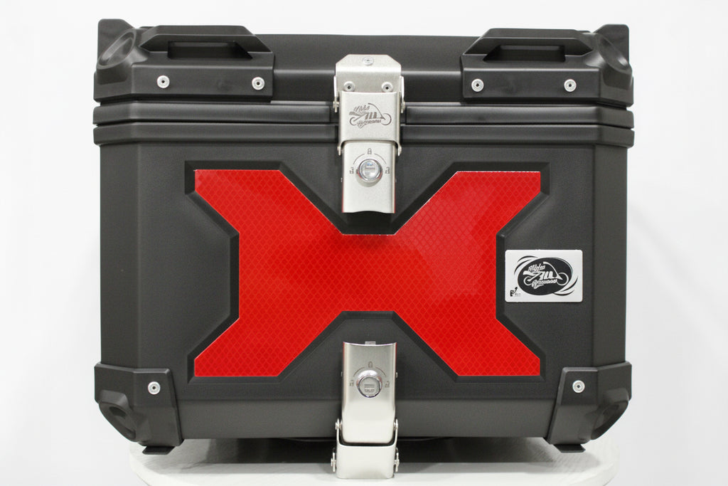 Baúl Negro para Motocicleta – Top Case Universal para Casco y Accesorios