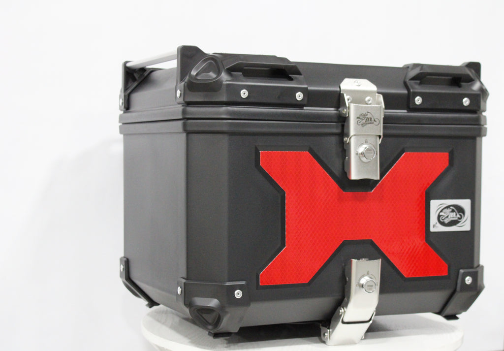 Baúl Negro para Motocicleta – Top Case Universal para Casco y Accesorios