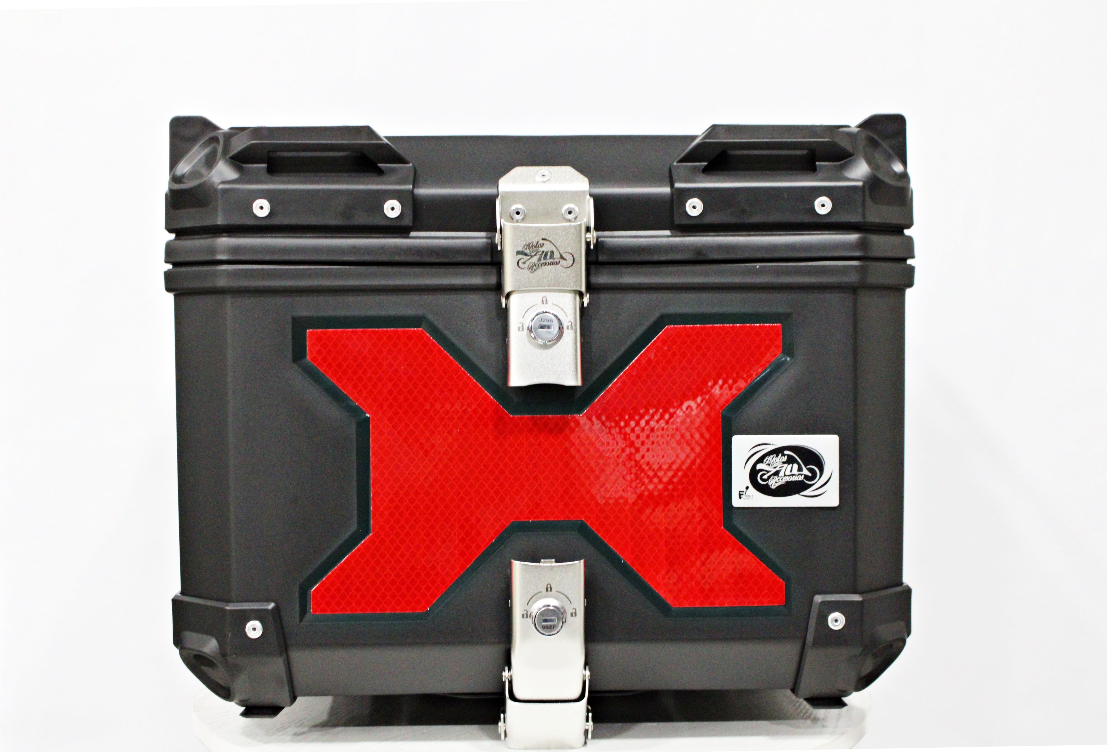 Baúl Negro para Motocicleta – Top Case Universal para Casco y Accesorios