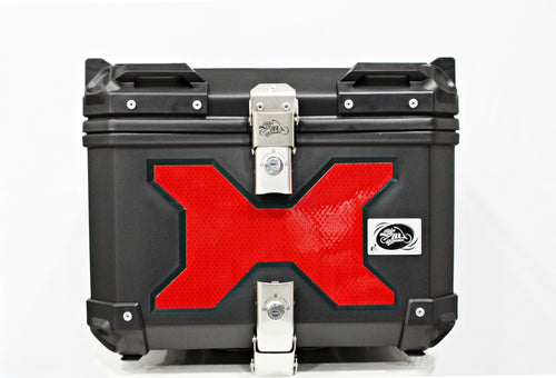 Baúl Negro para Motocicleta – Top Case Universal para Casco y Accesorios