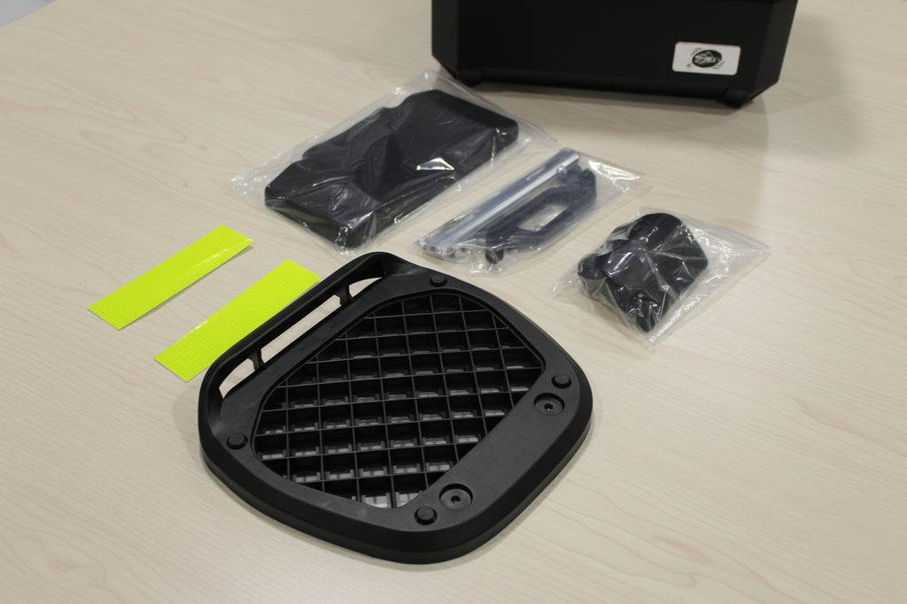 Baúl para Moto Ultra Resistente en Polímero de Alta Durabilidad 45L