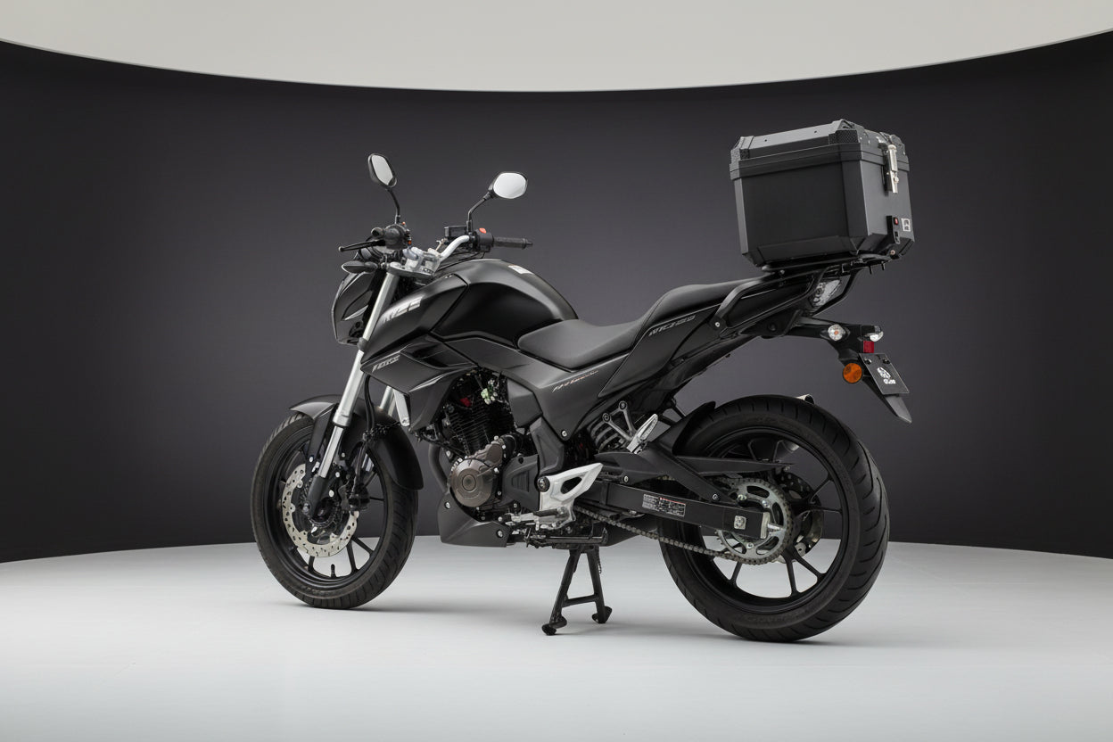 Baúl para Moto Ultra Resistente en Polímero de Alta Durabilidad 45L