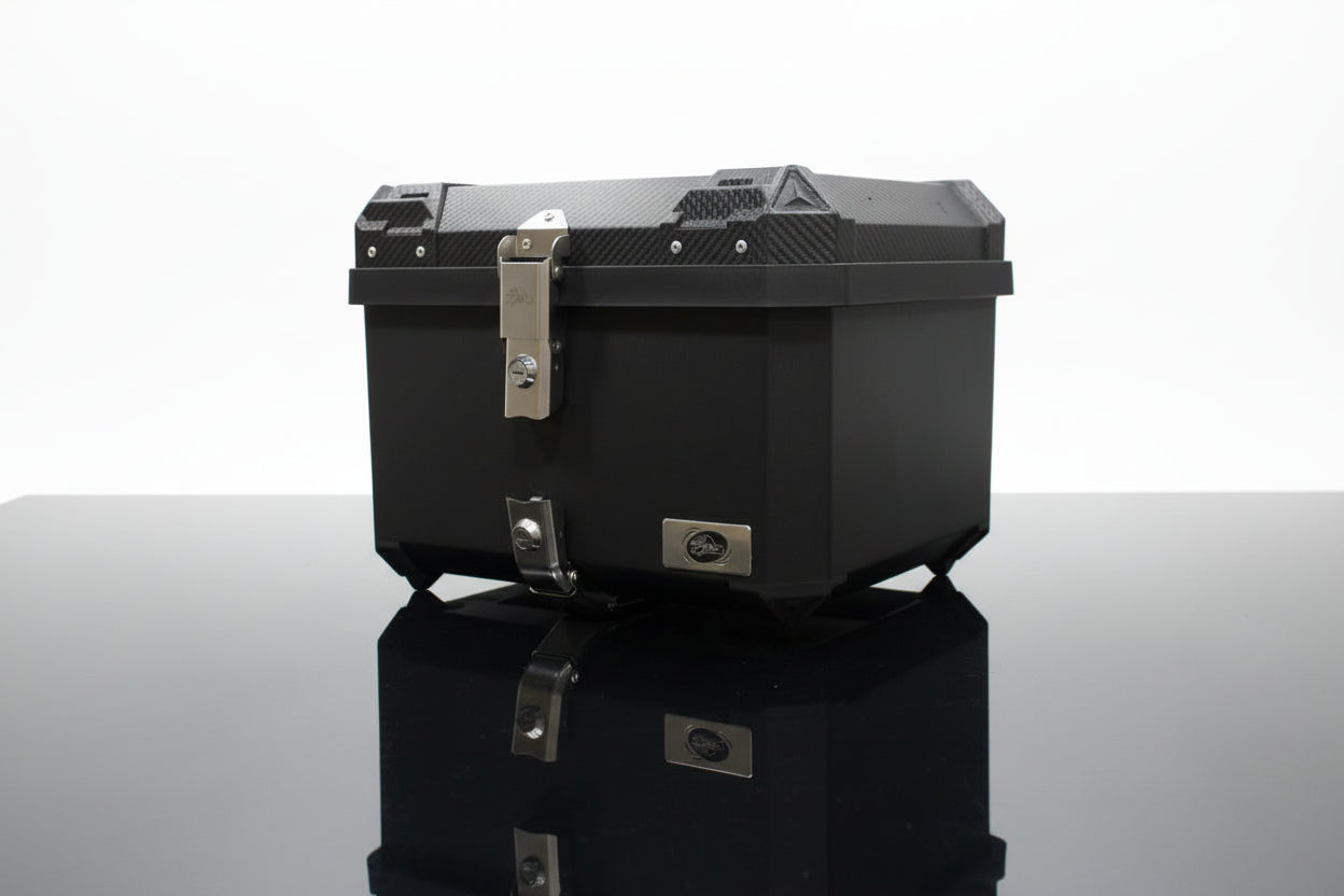 Baúl para Moto Ultra Resistente en Polímero de Alta Durabilidad 55L